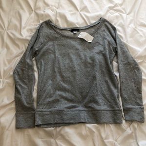 AQUA Gray Sweatshirt